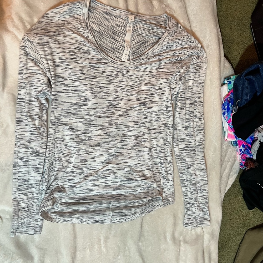 Stripe long sleeve shirt